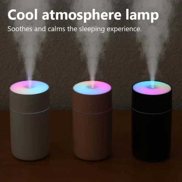 Wireless Portable Air Humidifier USB Rechargeable  Home Car Mini Aroma Diffuser Colorful Essential Oil humidificador Mist Maker - Image 2