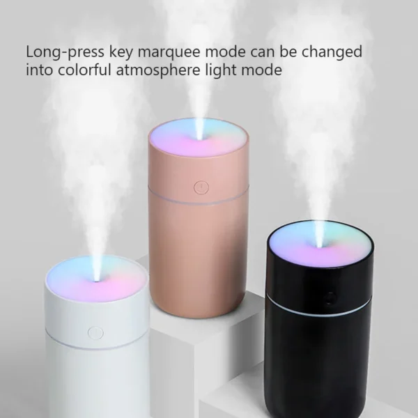 Wireless Portable Air Humidifier USB Rechargeable  Home Car Mini Aroma Diffuser Colorful Essential Oil humidificador Mist Maker - Image 6