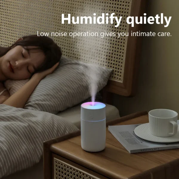 Wireless Portable Air Humidifier USB Rechargeable  Home Car Mini Aroma Diffuser Colorful Essential Oil humidificador Mist Maker - Image 3