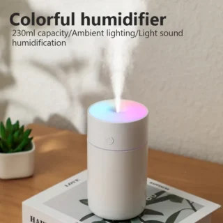Wireless Portable Air Humidifier USB Rechargeable  Home Car Mini Aroma Diffuser Colorful Essential Oil humidificador Mist Maker